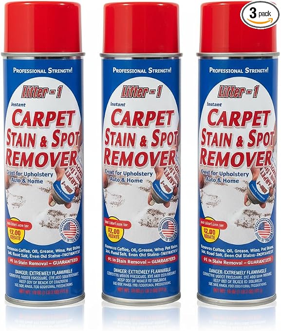 Carpet Spot Remover, Stain and Red wine Remover, and Spot Treatment for Oil, Grease, Urine, Cleaning Performance for Rug