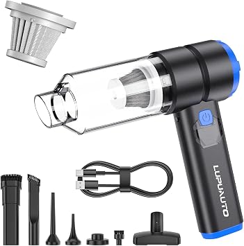 21000Pa Handheld Car Vacuum Cleaner Cordless 4-in-1 Mini Portable Vac