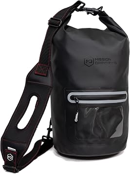 Mission Darkness Dry Shield Faraday Tote 15L // Waterproof Dry Bag for Electronic Device Security & Transport // Signal 