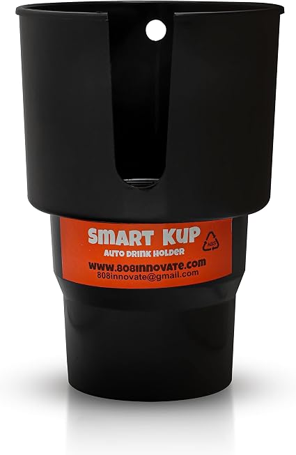 Car Cup Holder Expander - Fits Hydro Flasks 32/40 oz, Nalgene, Yeti & Large Bottles up to 3.8 inches Wide - for Car up t