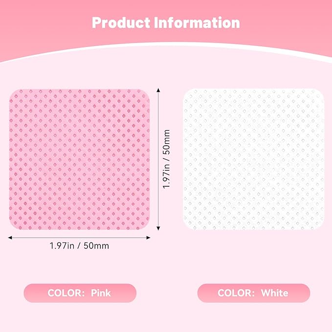 1900Pcs Lint Free Nail Wipes, Nail Supplies Nail Polish Wipe, Pads Gel Nails No Lint Naile Glue Wipes Super Absorbent Soft Non-Woven for Fingernail Polish Remover Eyelash Extensions Nail Art