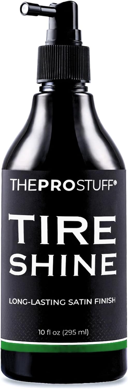 THEPROSTUFF® Tire Shine Spray, No Sling Satin Black Tire Dressing