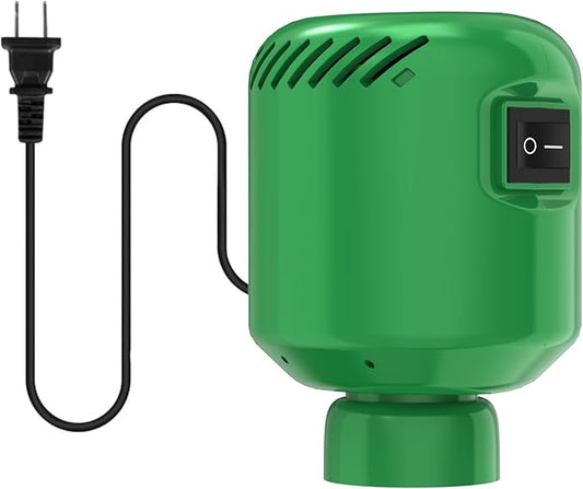 Electric Pump for Vacuum Storage Bags, Portable Vacuum Bag Pump, Electric Vacuum Pump for Storage Bags, Great for Various Vacuum Seal Bags for Clothing,Blankets,Bedding- Green (No Bags)