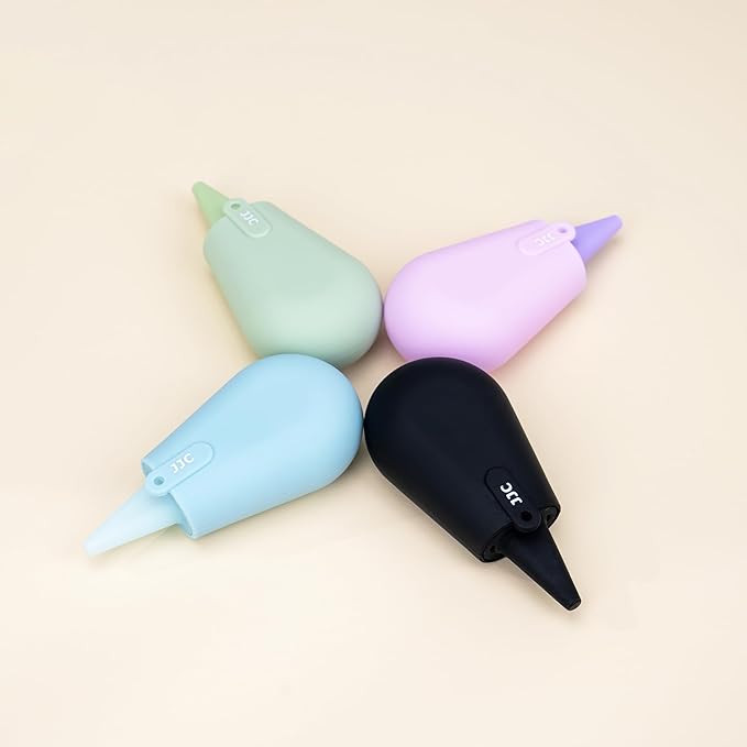 JJC Pocket-Sized Silicone Camera Dust Blower Lens Air Blower, Small Camera Lens Cleaner Air Blower for Sensor LCD Keyboards Filters Printing, Lilac Portable Dust Blower for Outdoor Travel Cleaning