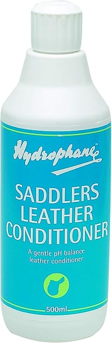 Hydrophane Saddlers Leather Conditioner, Horse Leather Care, 500ml