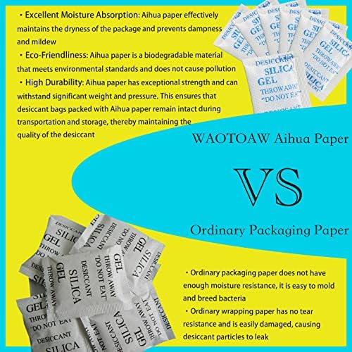 2g Silica Gel Desiccant Packets (500 Packs), Humidity Moisture Absorbers