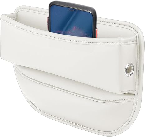 DUDOK Car Seat Storage Box, Pu Leather Car Organizers and Storage Boxes, Car Seat GAPP Organiser, Seat GAPP Filler, Mult