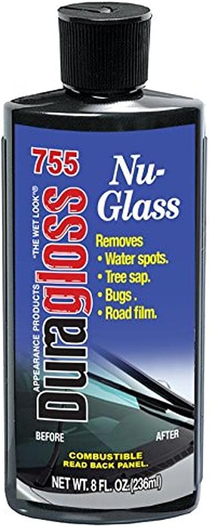 Duragloss 755 Automotive Glass Water Spot Remover - 8 oz.