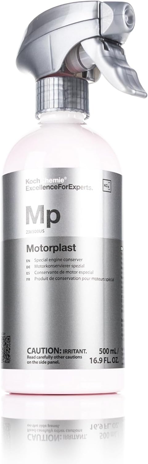 Motorplast - Naturally Shiny, Water-Displacing Engine Conserver; Restore Appearance; Elastic Protective Film Protects Power Units from Corrosion & Environmental Factors (500 milliliters)