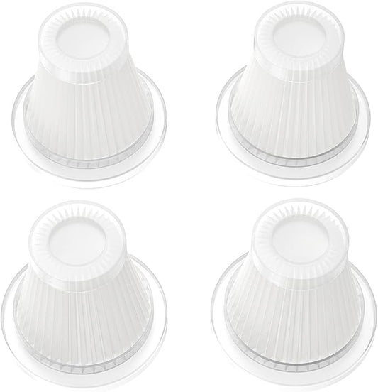 4 Pack Washable HEPA Replacement Filters for Shinebella Handheld Car & Cordless Desk Vacuum Cleaners - Compatible Only with Shinebella Models (Includes 4 Filters)（1.11x1.54x2 Inch）