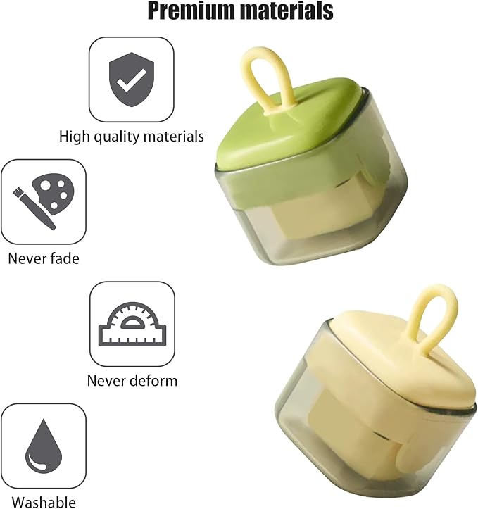 Mini Cube Washable Lint Remover,Portable Clothes Hair Ball Trimmer,Manual Sweater Cleaning Sticky Roller,Overcoat Pilling Shaver,Multipurpose Family Laundry Gadget,Household Debris Removal Tool(2pcs)