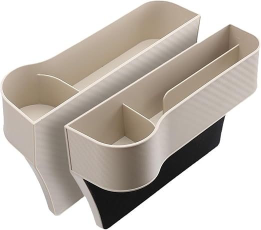 Leather Multifunctional Car Seat Organizer, Cars Seat-Gap Filler with Cup Holder, Multipurpose Backseat Car Seats Organi