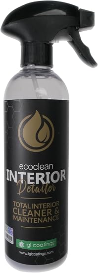 IGL Ecoclean Interior Detailer and Maintenance (500ml) – Advanced Formula for a Fresh, Long-Lasting, New-Car Scent