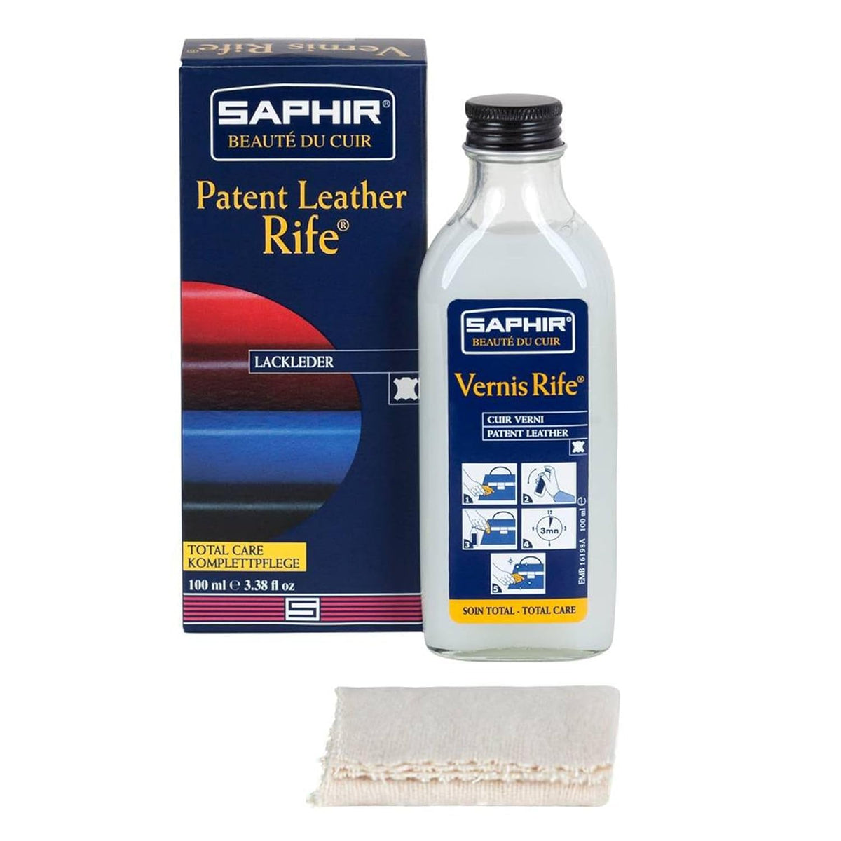 Vernis Rife - Patent Leather Cleaner - Shine, Clean and Protect against Cracking - Neutral - 100mL