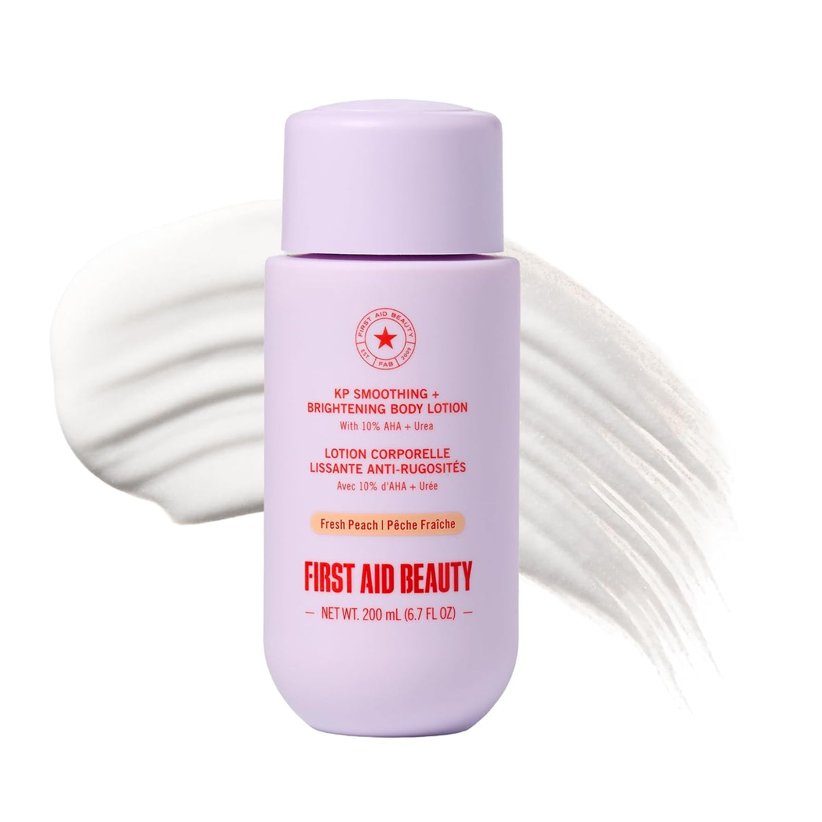 KP Smoothing and Brightening Body Lotion, 6.7 fl oz, Peach