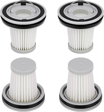 4 Pack HEPA Filter Replacement Compatible with Fanttik Slim V8 Apex / V9 Mix / V10 Mix/Slim V10 Apex Cordless Car Vacuum Cleaner, Washable and Reusable HEPA Filters - Cleanova