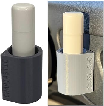 (2-Pack) The Fantastic Lip Balm Holder | Fits Chapstick & Burt's Bees for Car, SUV and Trucks - Vehicle Auto Accessory (