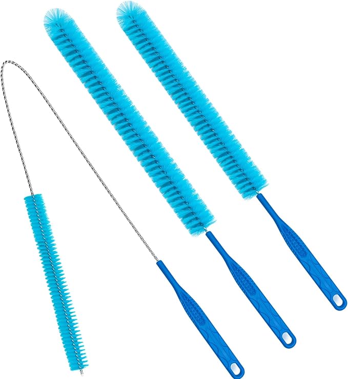 Dryer Vent Cleaner Kit,Dryer lint Brush 3Pack Home Improvement Essential Cleaning Tools, Up to 30 Inch Long Brush Cleaning Set，pet Hair Remover for Laundry，Drain Snake