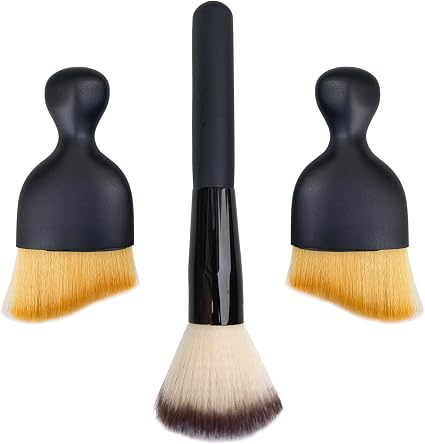 3 Pack Exquisite Microfiber Duster Brushes, Feather Duster,Car Interior Cleaning Brush - Cleaning Tool Efficient Dust Re