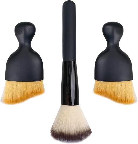 3 Pack Exquisite Microfiber Duster Brushes, Feather Duster,Car Interior Cleaning Brush - Cleaning Tool Efficient Dust Re