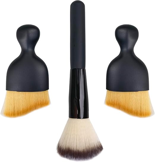 3 Pack Exquisite Microfiber Duster Brushes, Feather Duster,Car Interior Cleaning Brush - Cleaning Tool Efficient Dust Re