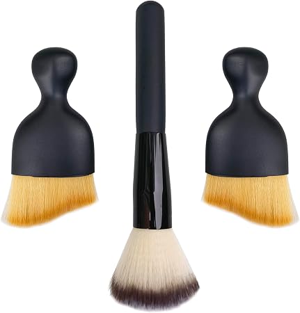 3 Pack Exquisite Microfiber Duster Brushes, Feather Duster,Car Interior Cleaning Brush - Cleaning Tool Efficient Dust Re