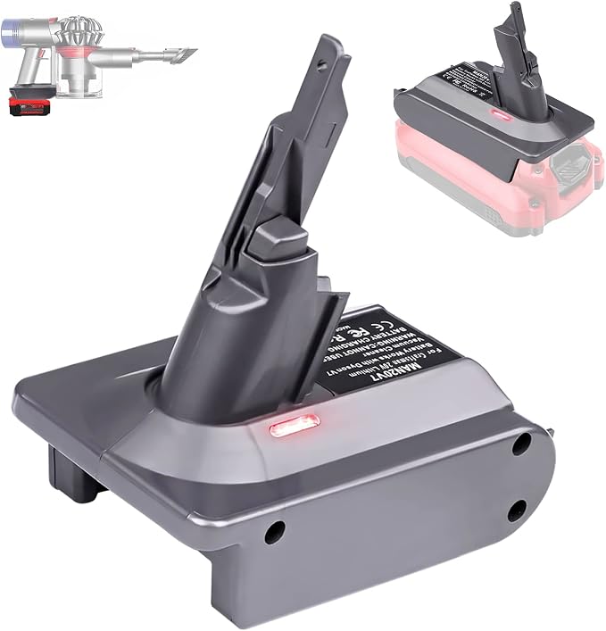 Battery Adapter for Dyson V7 V8 Vacuum, Convert for Craftsman V20 20V Battery to for Dyson V7 V8 Animal Absolute Motorhe