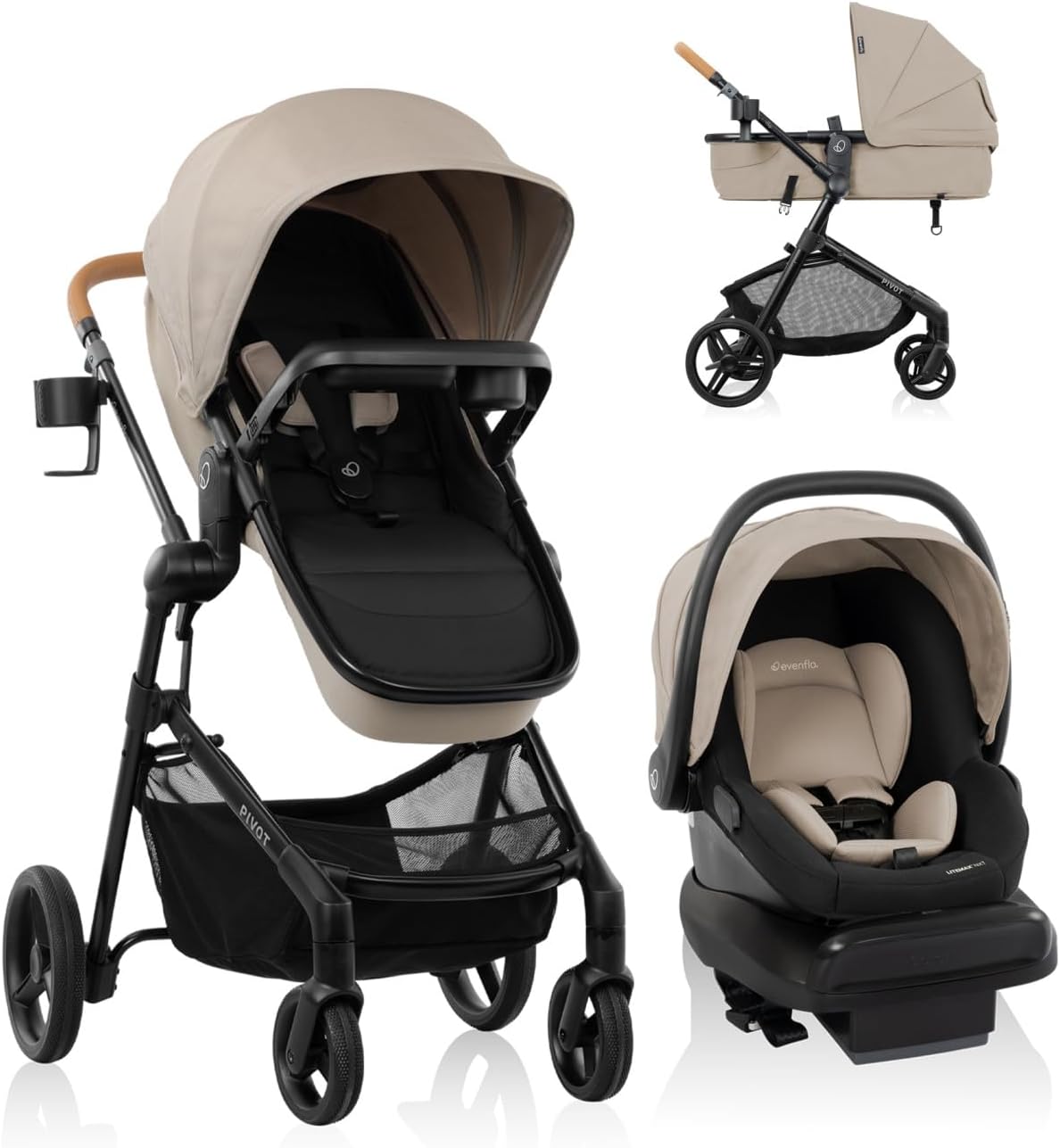 Pivot NXT Travel System with LiteMax NXT Preemie and Infant Car Seat