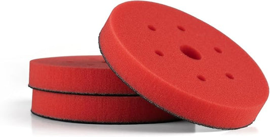 Classic Motoring 6" Ultra Fine Foam Polishing Pads (3-Pack) – Final Finish – Fits 6" Backing Plate