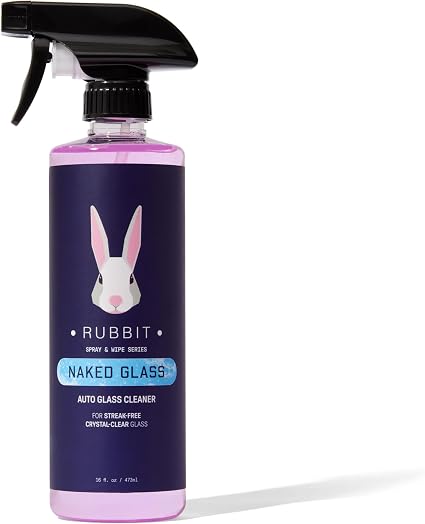 Naked Glass Cleaner, Auto Glass Spray for Detailing Car Mirrors, Windows, and Interior Surfaces, Streak Free Shine, Quic