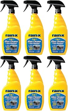 Rain-X 2-in-1 Glass Cleaner (23 oz) - 6 Pack