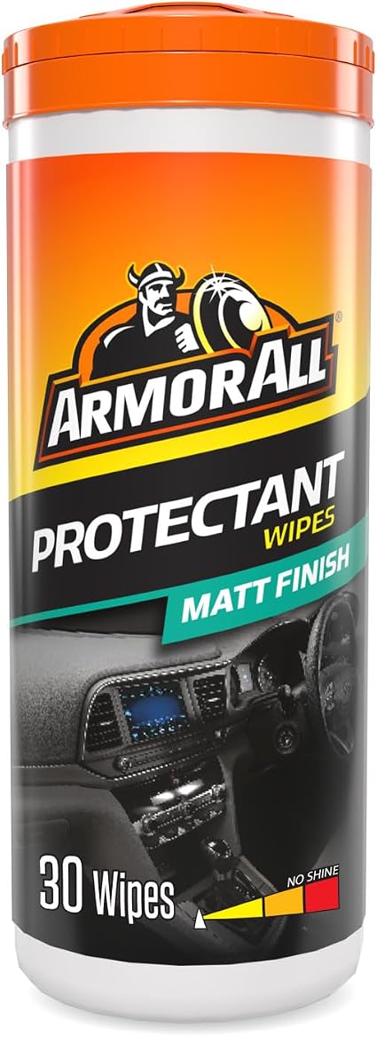 Armor All Car Dashboard Cleaning Wipes 30 Pack - Matt Finish Interior