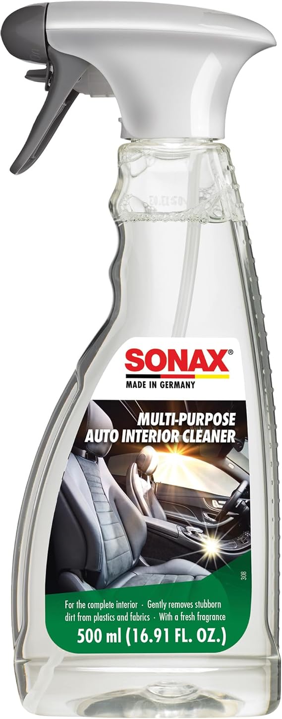 SONAX Multi-Purpose Interior Cleaner 321200 | Powerful Stain Remover & Deodorizer for Fabric, Upholstery, Carpet, Door P