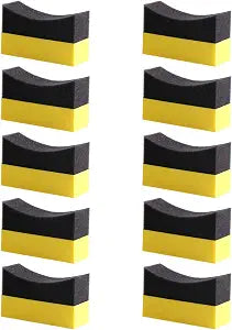 10Pcs EVA Wax Applicator Auto Care Soft Wax Applicator Pads Wax Applicator for Car Multipurpose Cleaning Sponge Foam App