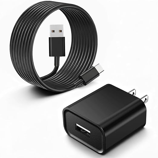 Electric Spin Scrubber USB C Charger Cable Cord Fit for TUYU KS-2640C, PUFTEM, Dreazu, CTMAST, Leebein, Swyprrix Electric Spin Scrubber USB Wall Charging Block with USB-C Charging Cable