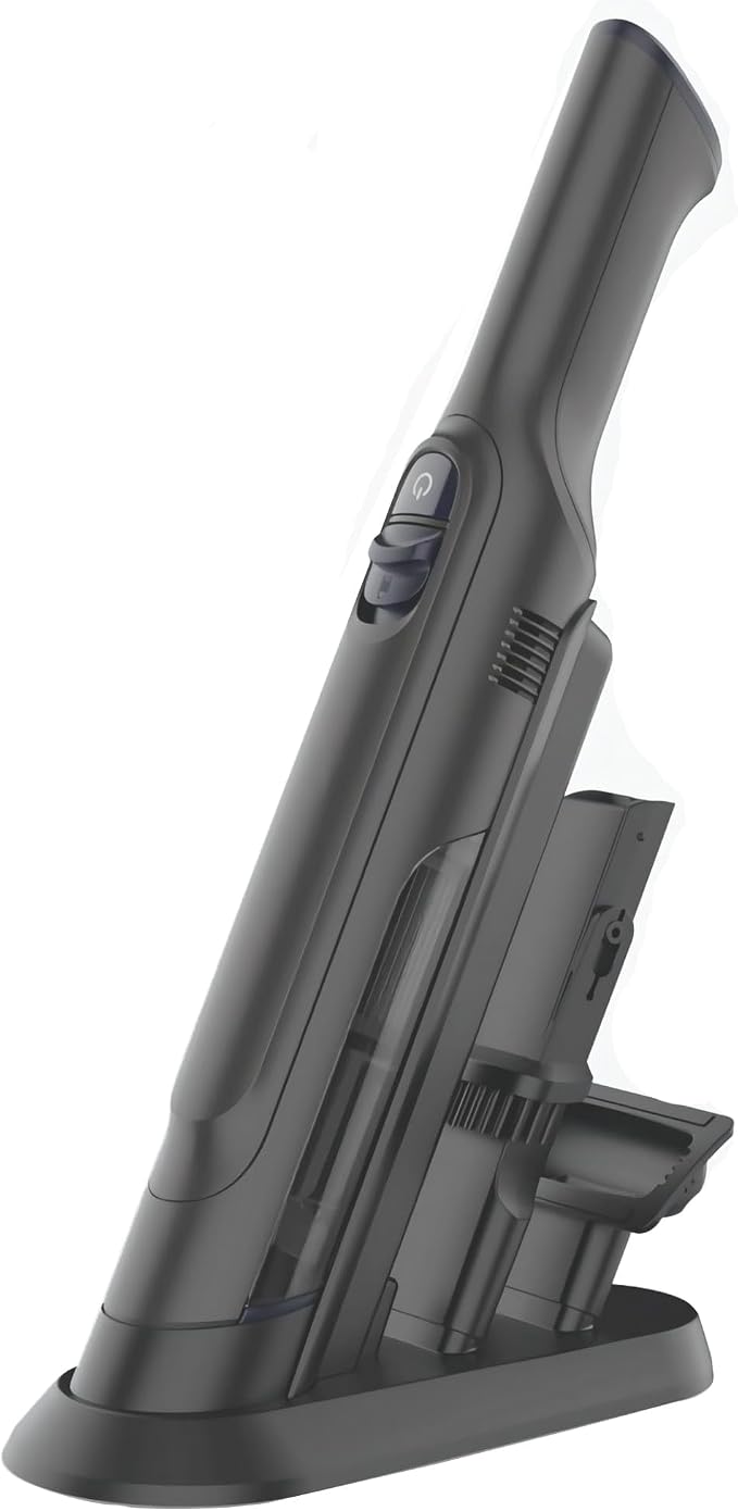 Handheld Vacuum Cordless, Lightweight 1.4lb with Powerful Suction, Charging Dock, Single Touch Empty and Detachable Dust Cup, Portable Mini Car Vac for Home Office and Pet Hair - Cleanova