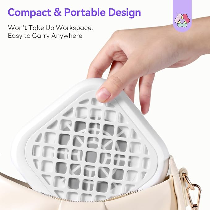 SAVILAND Nail Dust Collector:1000PA Dust Collector 5X Stronger Acrylic Dust Collector Nail Tech & Powerful Suction Nail Vacuum Dust Collector for Nail Tool 6000 RPM Nail Tech Must Have for Home Use