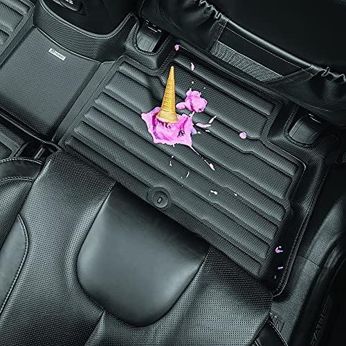 For Honda S2000 1999-2009 Models - Custom Car Mats - Maximum Coverage, All Weather, Laser Measured - This Full Set Includes 1st Row Black
