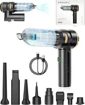 Foldable Cordless Handheld Car Vacuum Cleaner,Mini Vac Duster
