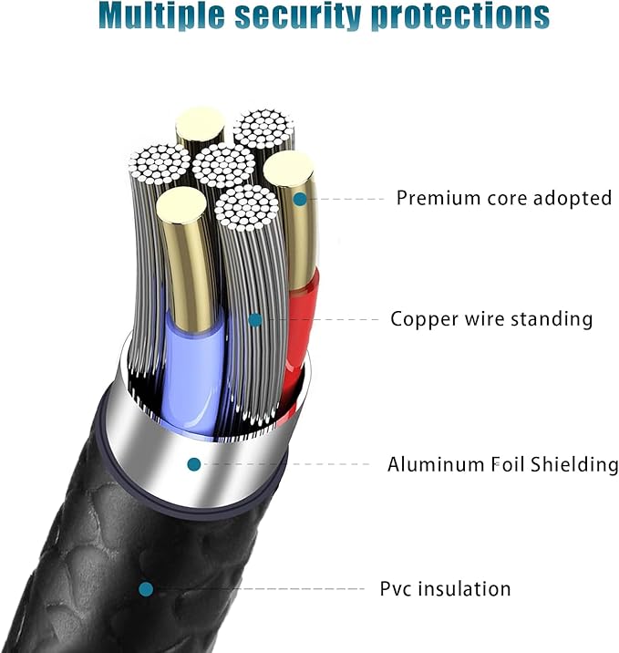 Type C Electric Spin Scrubber Cleaning Brush Charger for Yesayce, TUYU, Leebein, Keimi, momk, Bomves ANS-8050, YKYI, Highyes Electric Spin Scrubber Charger Charging Cable Cord