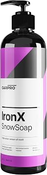 CARPRO IronX Snow Soap - Car Wash Pre-Wash Cleaner and Degreaser on Paint, Glass, Wheels, Headlights, Plastic Trim - Rem