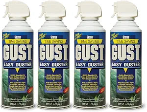 Stoner Car Care 94203-4PK 12-Ounce GUST Easy Air Duster Canned Air Quickly Cleans Delicate or Hard to Reach Surfaces Cle