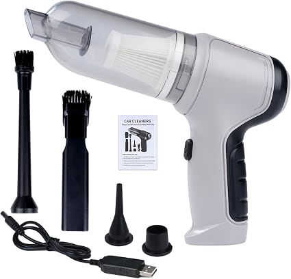 ZPSHYD Handheld Vacuum 3 in 1 Portable Car Vacuums Cordless 6000 Pa 50W High Power Strong Suction Cleaner Air Duster for
