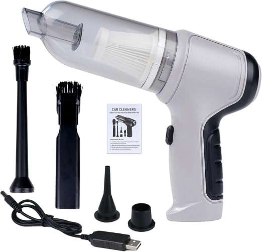 ZPSHYD Handheld Vacuum 3 in 1 Portable Car Vacuums Cordless 6000 Pa 50W High Power Strong Suction Cleaner Air Duster for