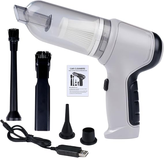 ZPSHYD Handheld Vacuum 3 in 1 Portable Car Vacuums Cordless 6000 Pa 50W High Power Strong Suction Cleaner Air Duster for
