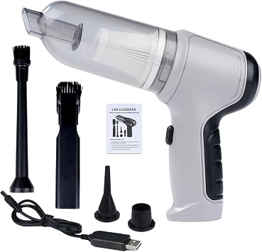 ZPSHYD Handheld Vacuum 3 in 1 Portable Car Vacuums Cordless 6000 Pa 50W High Power Strong Suction Cleaner Air Duster for