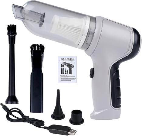 ZPSHYD Handheld Vacuum 3 in 1 Portable Car Vacuums Cordless 6000 Pa 50W High Power Strong Suction Cleaner Air Duster for