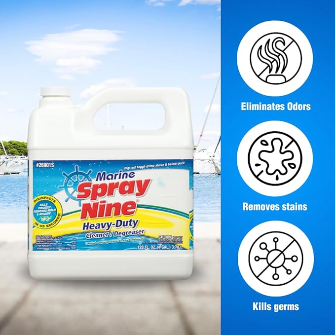 Spray Nine 26901S Marine Cleaner - 1 Gallon, 128 Fl Oz (Pack of 1)