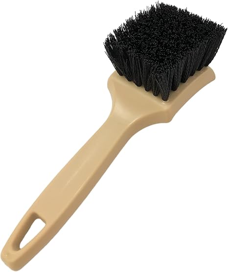 Ziciner Car Wash Brush, No Scratch Wheel & Tire Brush, Short Handled Stiff Bristle Tire Cleaner, Auto Cleaning Brush for