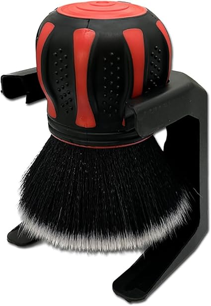 Car Interior Brush, Soft Bristles with Storage Rack, Car Beauty Tools, Car Detailing Brush Kit, Suitable for Most Cars (